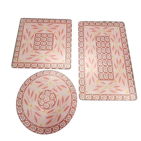 Temp-tations Old World Red Trivet Hot Plate Silicone Mat Lot by Tara PD045 - Picture 3 of 7